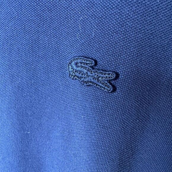 Lactose Shirt Mens 3XLB Navy Blue Polo Short Sleeve Classic Fit - Picture 2 of 8